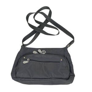 Baggallini BG Gray Shoulder Crossbody Bag Purse